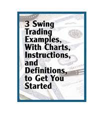 3 Swing Trading Examples, With Charts, Instructions, And Definitions To Get You Started by Alan Farley