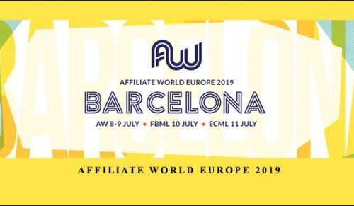 AWE19 – Affiliate World Europe 2019