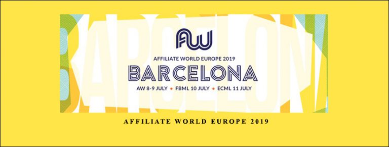 AWE19 – Affiliate World Europe 2019