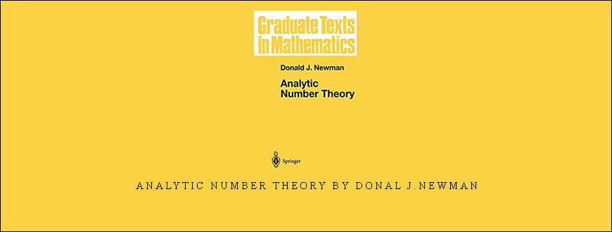 Analytic Number Theory by Donal J