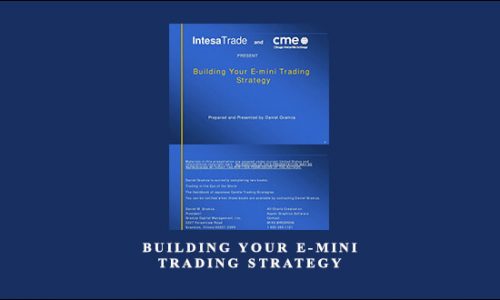 Building Your E-Mini Trading Strategy by Daniel Gramza