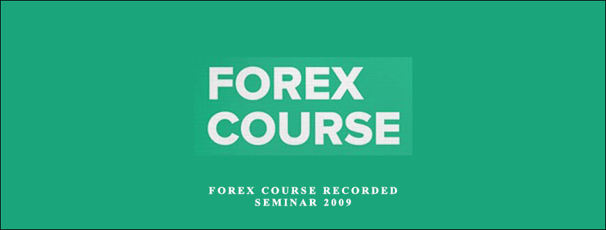 Forex Course Recorded Seminar 2009 – SpecialistTrading.com 15 Modules in 1 DVD
