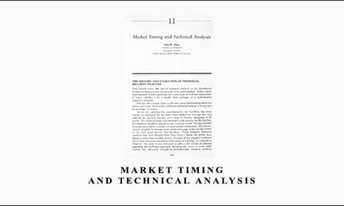 Market Timing and Technical Analysis by Alan Shaw