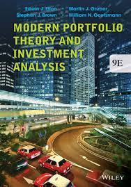 Modern Portfolio Theory and Investment Analysis by Edwin J.Elton