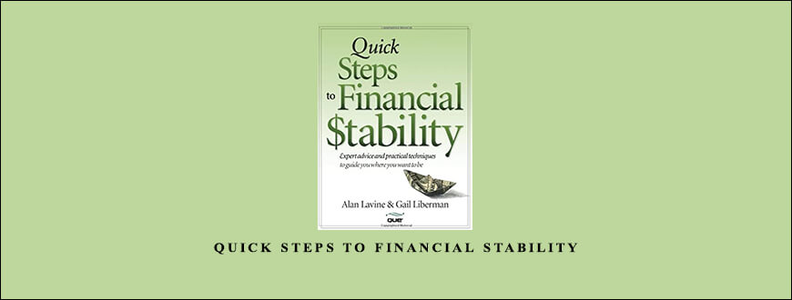 Quick Steps to Financial Stability by Alan Lavine