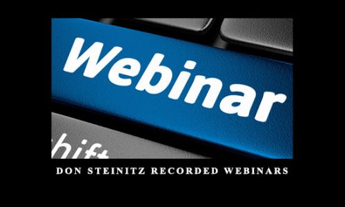 Don Steinitz Recorded Webinars