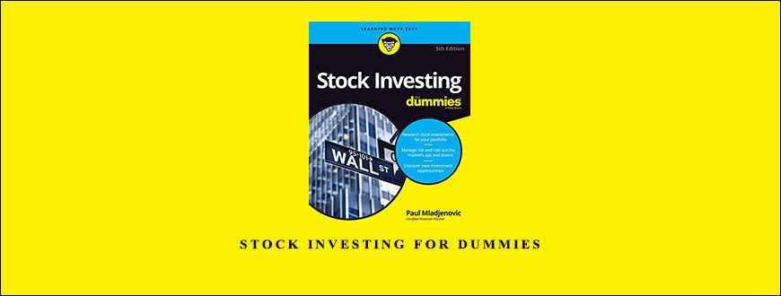 Stock Investing for Dummies by Paul Mladjenovic