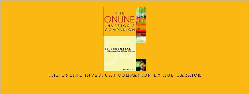 The Online Investors Companion by Rob Carrick