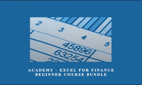 Academy – EXCEL FOR FINANCE BEGINNER COURSE BUNDLE