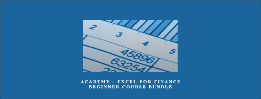 Academy EXCEL FOR FINANCE BEGINNER COURSE BUNDLE