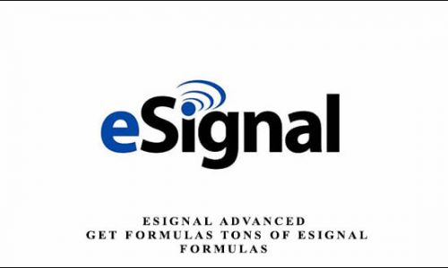 eSignal Advanced GET Formulas Utilities