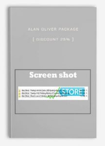 Alan Oliver Package ( Discount 25% )