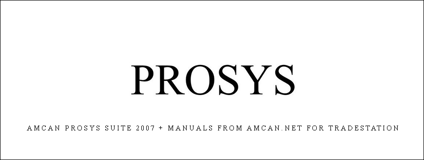 AmCan ProSys Suite 2007 + Manuals from amcan