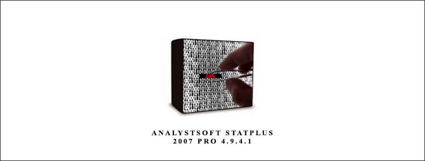 AnalystSoft StatPlus 2007 Pro 4.9.4.1