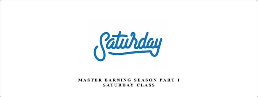 Daytradingzones Master Earning Season Part 1 Saturday Class