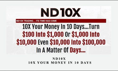 ND10X – 10X Your Money In 10 Days by Nicola Delic