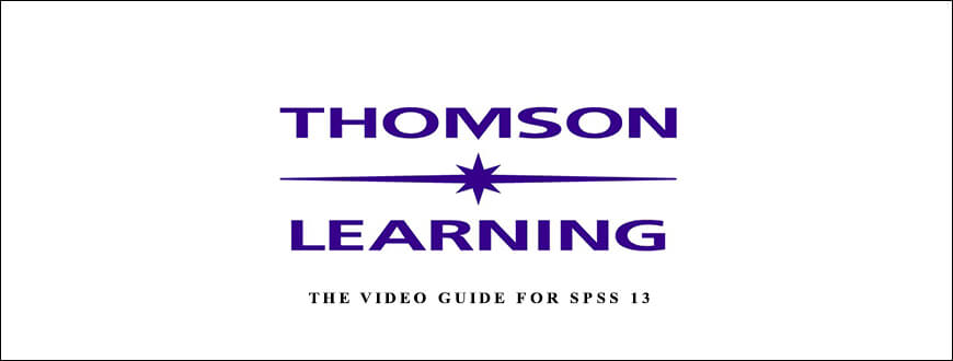 Thomson Learning – The Video Guide For Spss 13