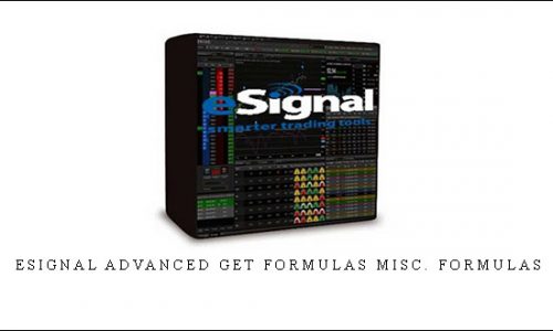 eSignal Advanced GET Formulas Misc. Formulas