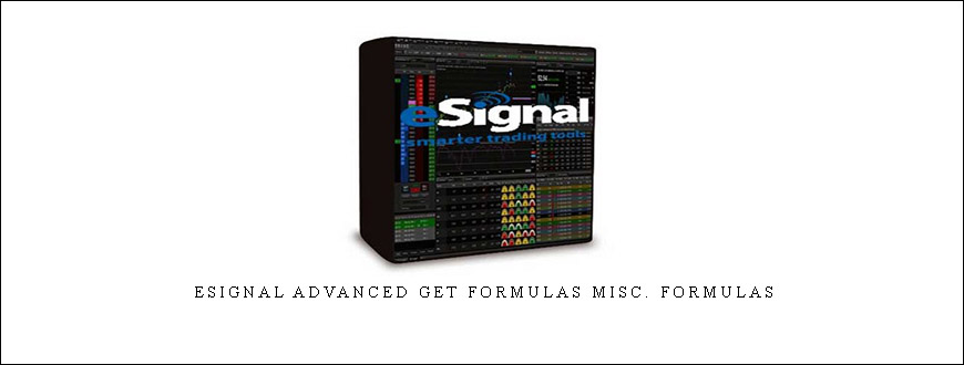 eSignal Advanced GET Formulas Misc