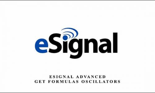 eSignal Advanced GET Formulas Oscillators