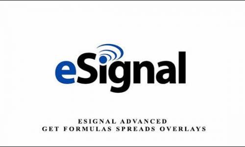 eSignal Advanced GET Formulas Spreads Overlays