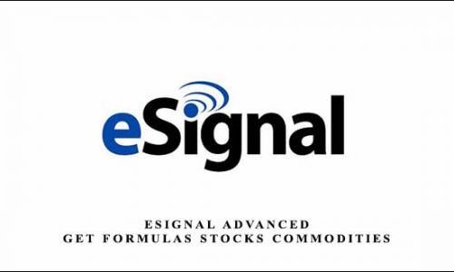 eSignal Advanced GET Formulas Stocks Commodities