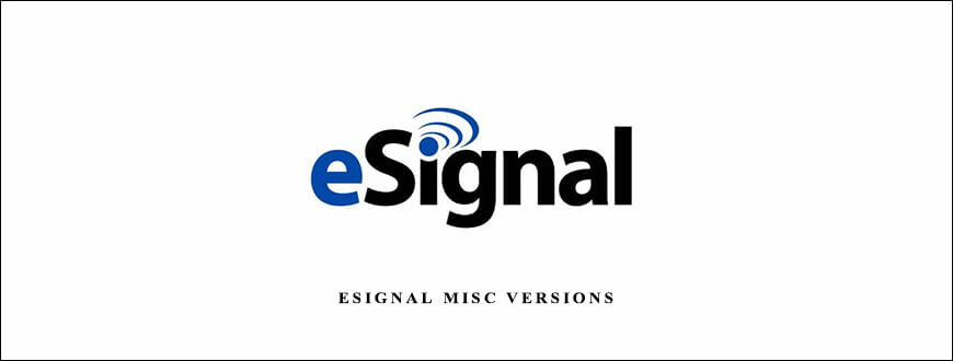 eSignal Misc Versions