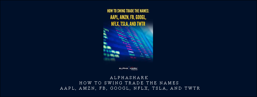 Alphashark – How to Swing Trade The Names: AAPL, AMZN, FB, GOOGL, NFLX, TSLA, and TWTR