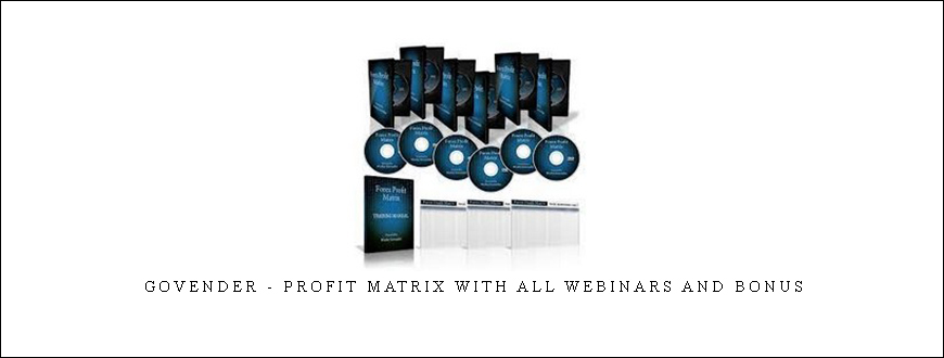 Govender – Profit Matrix with all webinars and bonus