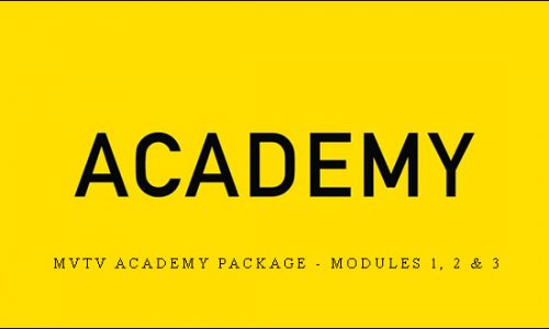 MVTV Academy package – Modules 1, 2 & 3