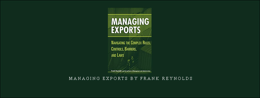 Managing Exports by Frank Reynolds