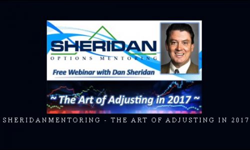 SHERIDANMENTORING – THE ART OF ADJUSTING IN 2017