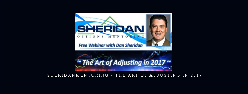 SHERIDANMENTORING - THE ART OF ADJUSTING IN 2017