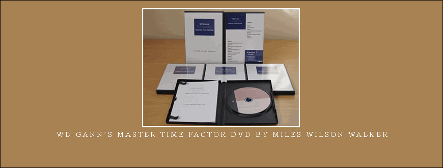 WD Gann’s Master Time Factor DVD by Miles Wilson Walker