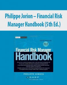 Philippe Jorion – Financial Risk Manager Handbook (5th Ed