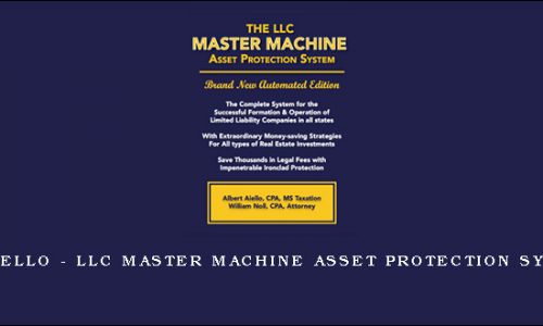 Al Aiello – LLC Master Machine Asset Protection System