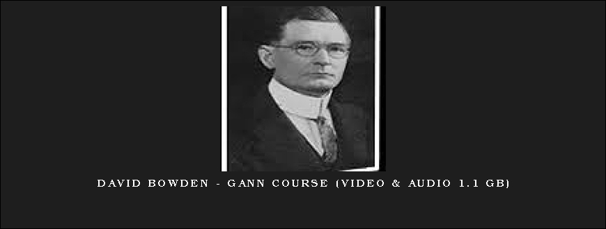 David Bowden – Gann Course (Video & Audio 1.1 GB)