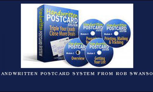 Handwritten Postcard System from Rob Swanson