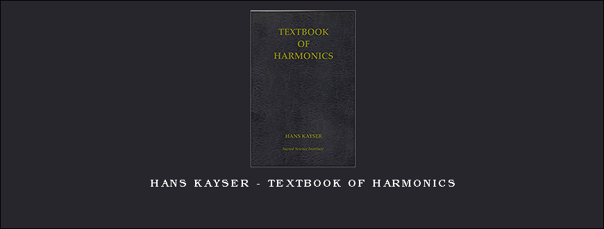 Hans Kayser – Textbook of Harmonics