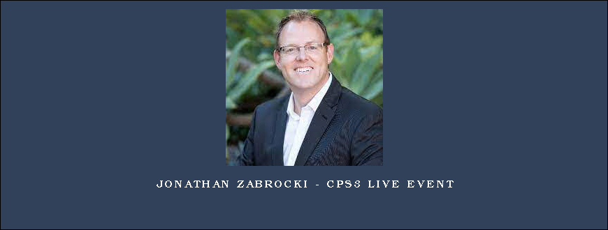 Jonathan Zabrocki – CPS3 Live Event