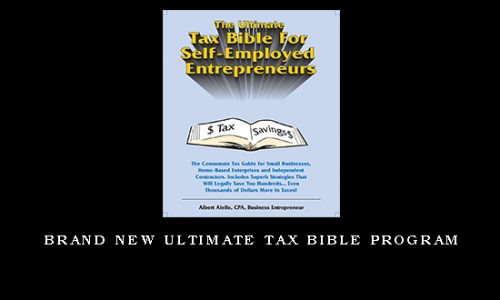 Brand New Ultimate Tax Bible Program