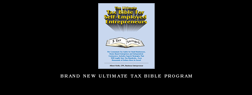 Brand New Ultimate Tax Bible Program