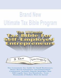 Brand New Ultimate Tax Bible Program