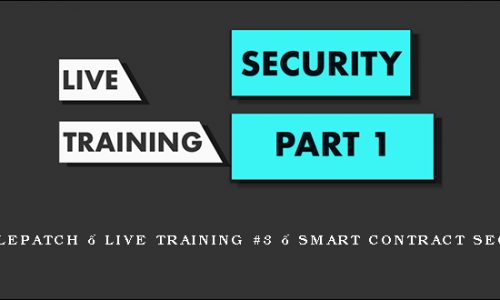 Julien Klepatch – Live Training #3 – Smart Contract Security #1