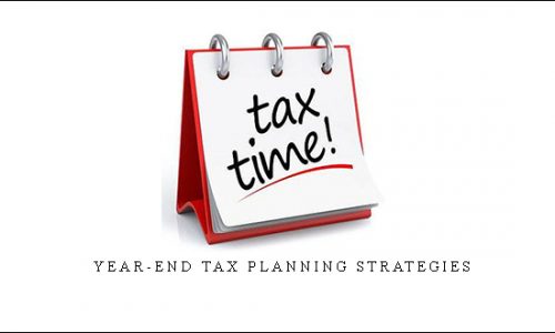 Year-End Tax Planning Strategies [in stock]