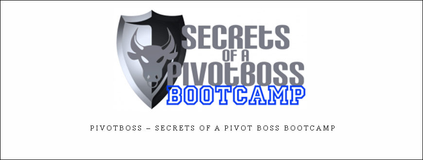 Pivotboss – Secrets of a Pivot Boss Bootcamp