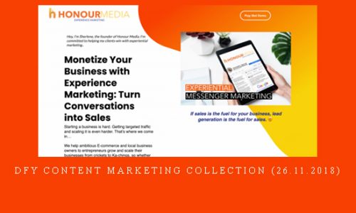 DFY Content Marketing Collection (26.11.2018) |