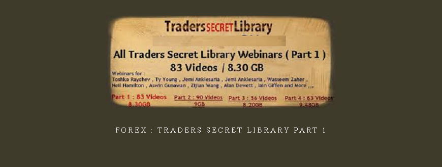 Forex : Traders Secret Library Part 1