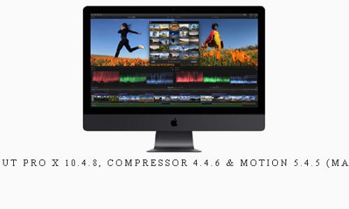 Final Cut Pro X 10.4.8, Compressor 4.4.6 & Motion 5.4.5 (Mac OS X) |