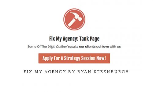 Fix My Agency by Ryan Steenburgh |